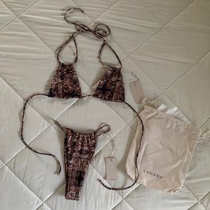 Lahana Swim Obsidian Bikini Set